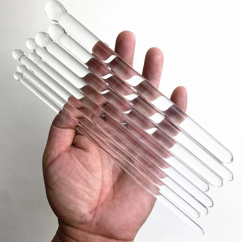 π 5-12mm Glass Urethral Dilator Set β Penis Masturbation & Sounding Experience