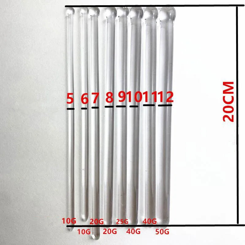 π 5-12mm Glass Urethral Dilator Set β Penis Masturbation & Sounding Experience