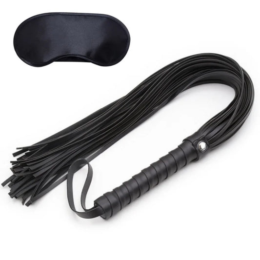 🔹BDSM Erotic Accessories – Whip, Restraints, Flogger & Blindfold for Fetish Play